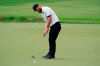 Tyler Mccumber putts on the seventh hole during the second round of the Wyndham Championship golf tournament at Sedgefield Country Club on Friday, Aug. 14, 2020, in Greensboro, N.C. (AP Photo/Chris Carlson)