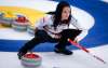Jeff McIntosh / The Canadian Press
Kerri Einarson and her team capped off its portion of the round-robin with a crucial 6-4 triumph over China's Yu Han to improve its record to 7-6.