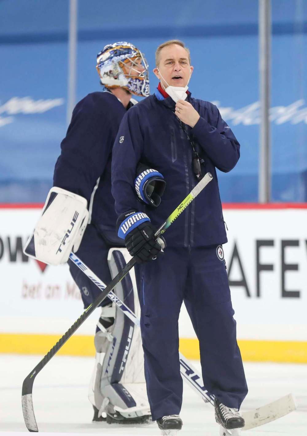 Jets head coach Paul Maurice says the club's current homestand gives the players an opportunity to get their game right. (Ruth Bonneville / Winnipeg Free Press)
