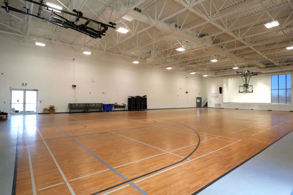 RUTH BONNEVILLE / WINNIPEG FREE PRESS
The centre has a large gymnasium.