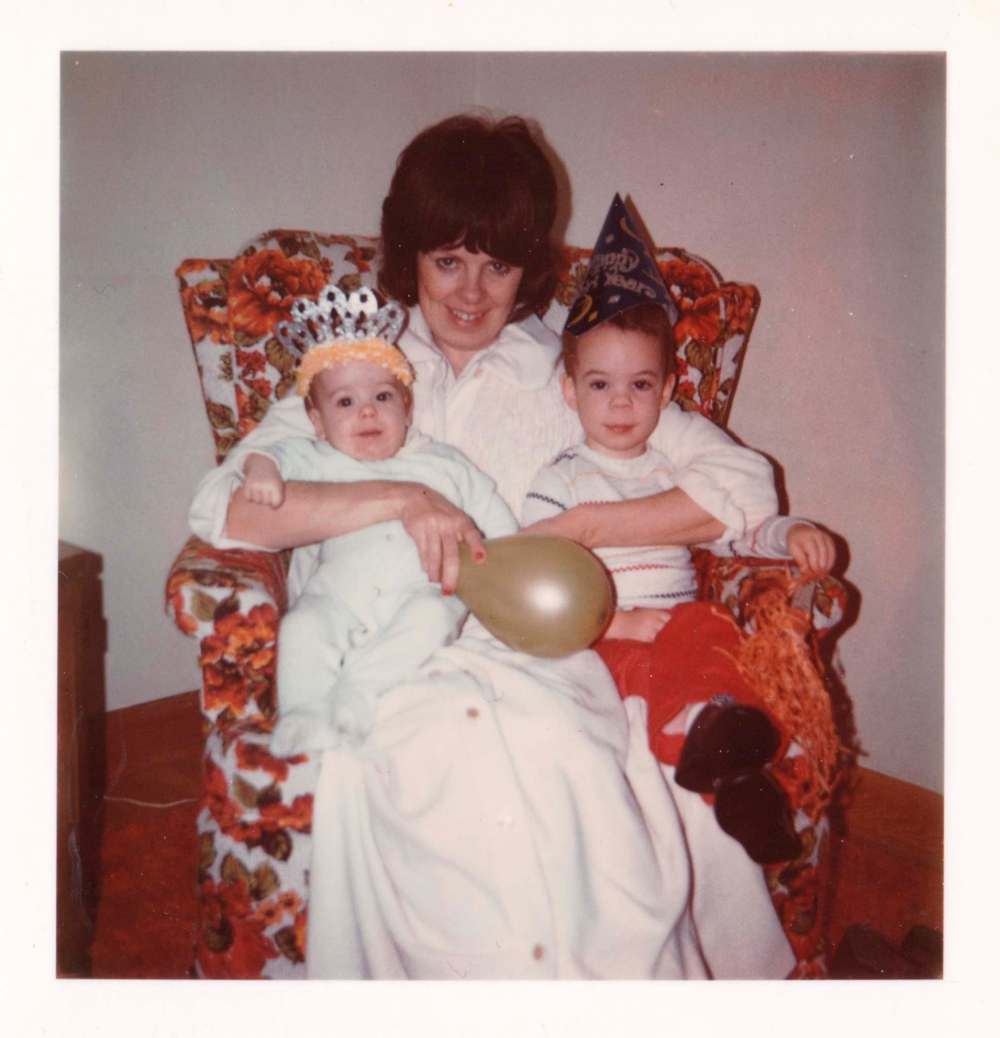 Supplied
Pat and her boys on New Year’s 1975.