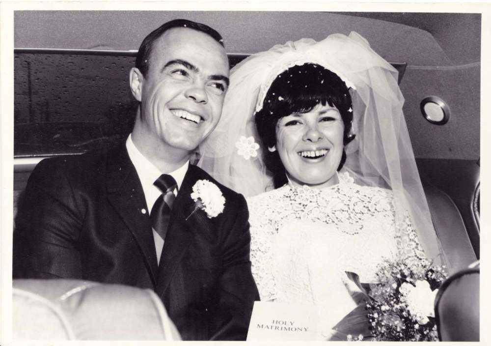 Supplied
Pat and Roger on their wedding day, on May 31, 1969.