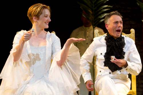Joan Marcus / The Publicity Office 
Francesca Faridany, left, and David Greenspan in an off-Broadway production of Sarah Ruhl&rsquo;s adaptation of Orlando, which comes to RMTC mainstage in November.