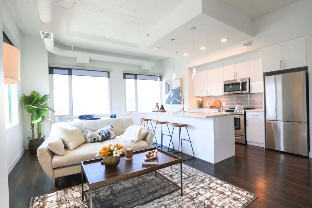 RUTH BONNEVILLE / WINNIPEG FREE PRESS
One-bedroom units in the Arts Residences will start at $1,530 per month and two-bed suites (pictured) will rent for as much as $2,050.