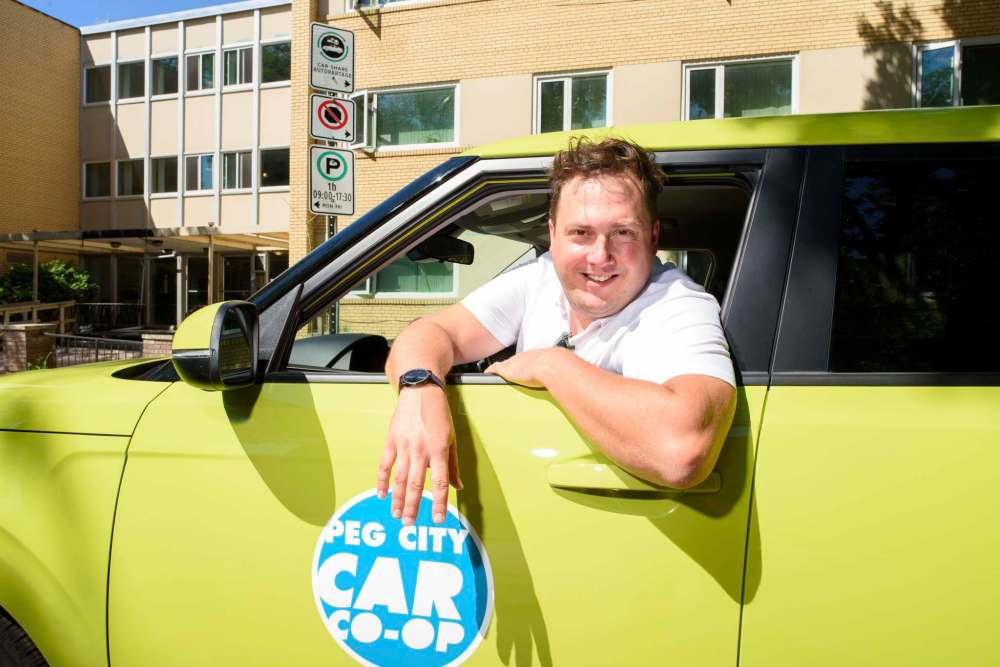 JESSE BOILY / WINNIPEG FREE PRESS FILES
Philip Mikulec, Peg City Car Co-op’s managing director. There are now 60 Peg City vehicles on the streets of Winnipeg.