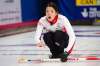 Celine Stucki / WCF
Kerri Einarson and Brad Gushue beat South Korea 8-3 Wednesday.