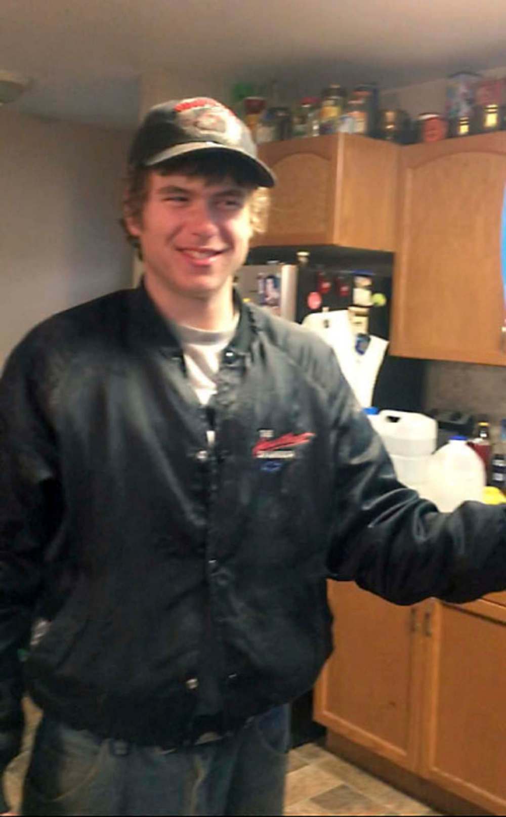 WAYNE GLOWACKI / WINNIPEG FREE PRESS Family Photo….. Bill Saunders on his 18th birthday in May of this year. He was shot early Wednesday morning by RCMP..Kevin Rollason story Nov. 15 2017