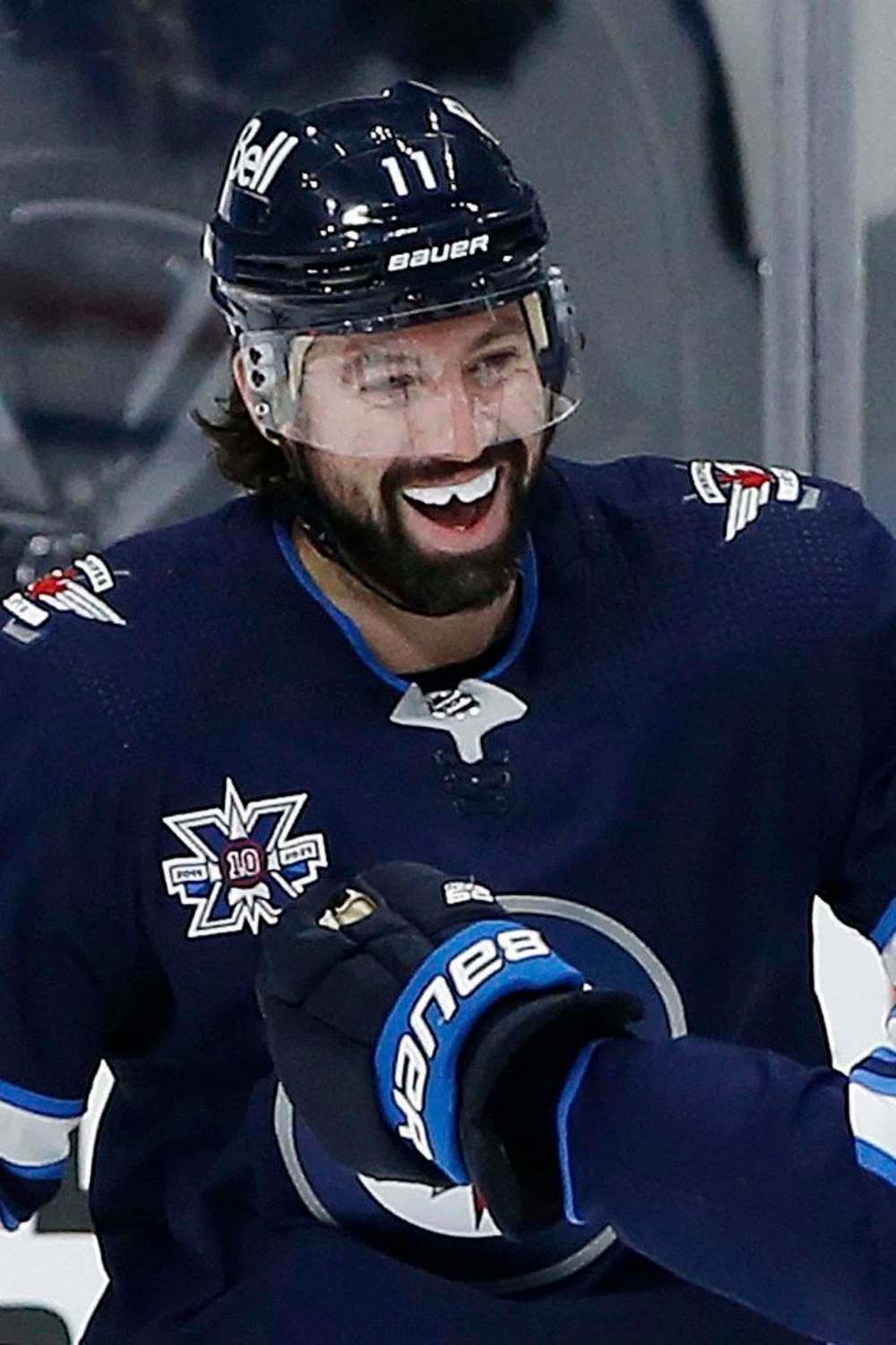 John Woods / The Canadian Press files
Nate Thompson and his fourth-line teammates Trevor Lewis and Dominic Toninato palyed a major role in Wednesday night's Jets win.