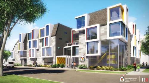 SUPPLIED images
A rendering of the new Ronald McDonald House, which is under construction a few blocks away from the current house and the Children&rsquo;s Hospital.