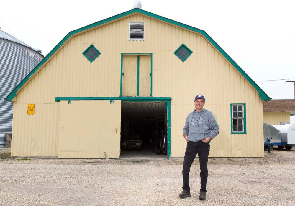 MIKE DEAL / WINNIPEG FREE PRESS
Bossuyt said they finished seeding the fields about a week ago now.