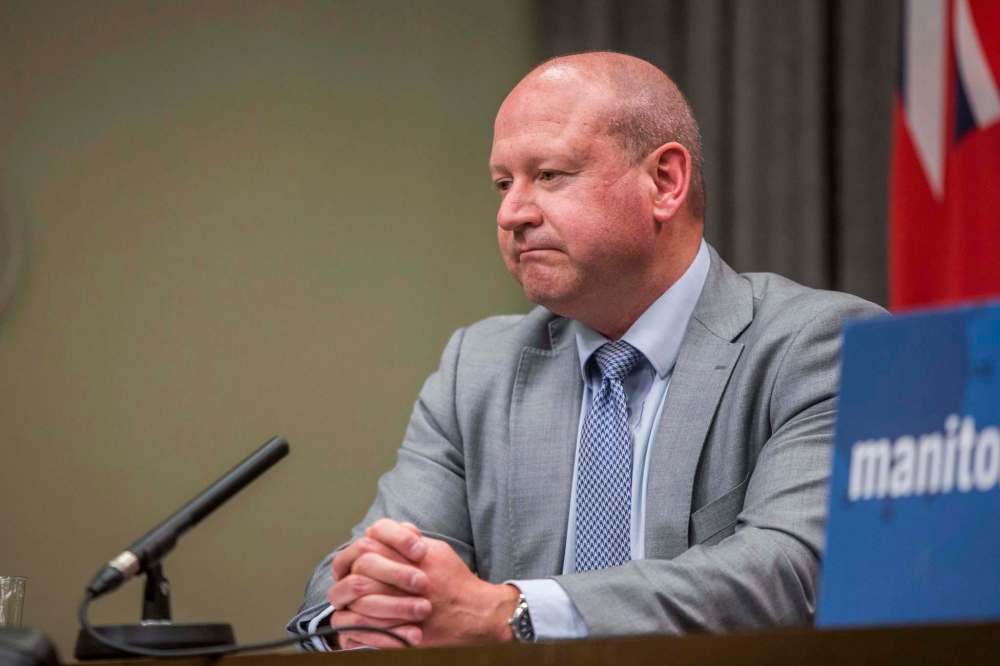 MIKAELA MACKENZIE / WINNIPEG FREE PRESS
Chief provincial public health officer Dr. Brent Roussin also served notice that he will act on existing powers that permit government to temporarily close businesses for health reasons.
