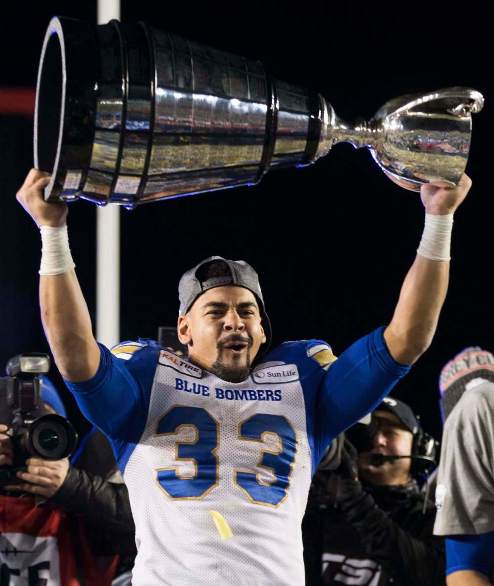Todd Korol / The Canadian Press files
Andrew Harris was the MVP and Most Outstanding Canadian in 107th Grey Cup.
