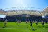 Manu Fernandez / the Associated Press
Manchester City players practice Friday at the Dragao stadium in Porto, Portugal. Man City takes on Chelsea in the Champions League final today.