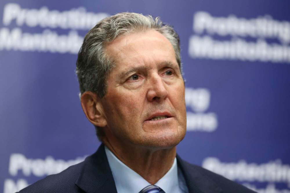 KEVIN KING / POOL
Manitoba Premier Brian Pallister.