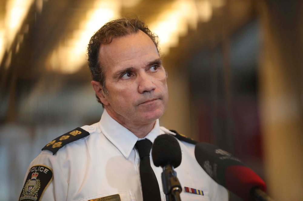 RUTH BONNEVILLE / WINNIPEG FREE PRESS FILES
Winnipeg Police Service Chief Danny Smyth said body cameras would increase the service’s transparency and accountability, providing a visual record of officer interactions with the public.
