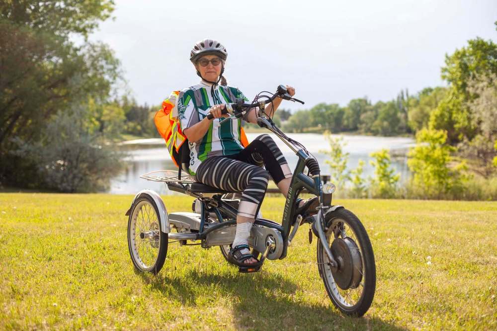 Daniel Crump / Winnipeg Free Press
Jocelyne Pambrun says riding her electric tricycle has made her more independent.