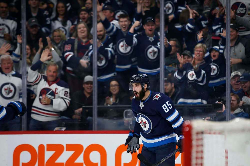 Popular forward Mathieu Perreault may very well have played his last game for the Winnipeg Jets. (John Woods / The Canadian Press files)
