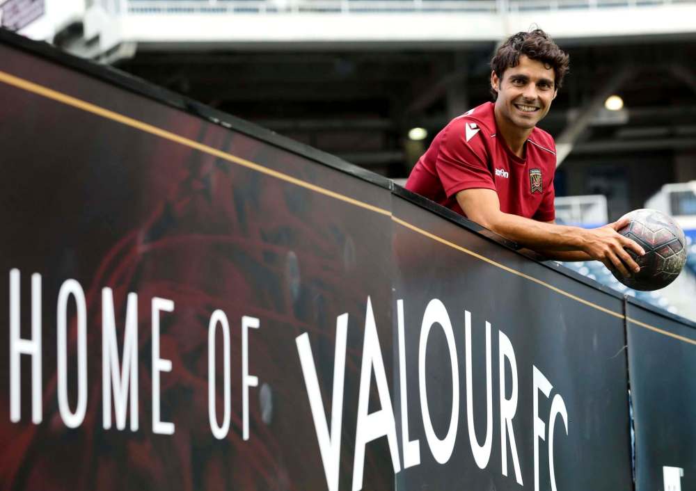 RUTH BONNEVILLE / WINNIPEG FREE PRESS files
José Galán is one of the wily veterans Valour FC head coach Rob Gale will be counting on as the CPL season begins in the Winnipeg bubble known as The Kickoff.