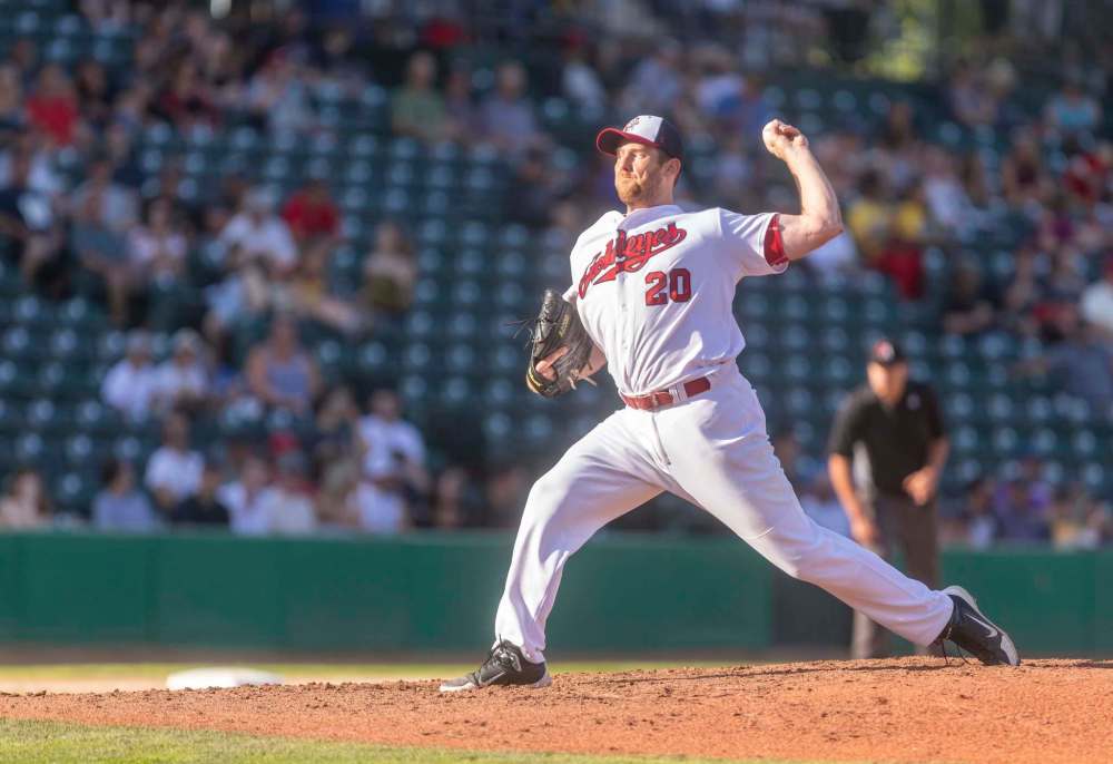Former Winnipeg Goldeyes pitcher Kevin McGovern is the club’s all-time leader in strikeouts with 497 and holds the American Association mark as well. (Sasha Sefter / Winnipeg Free Press files)