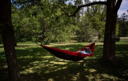 Dad would be overjoyed if you just ignored him and allowed him to bag some serious Zs in a backyard hammock. (Justin Tang / The Canadian Press files)