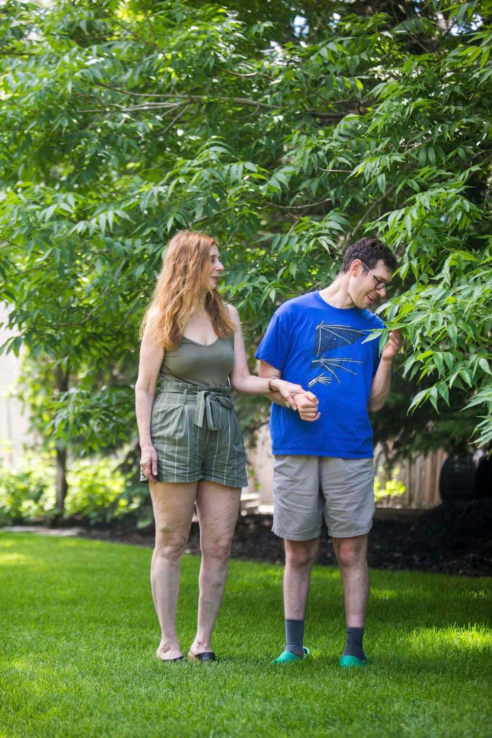 MIKAELA MACKENZIE / WINNIPEG FREE PRESS 
Karla Berbrayer’s 31-year-old son, Micah Kraut, is on the autism spectrum, visually impaired, and has mild cerebral palsy.