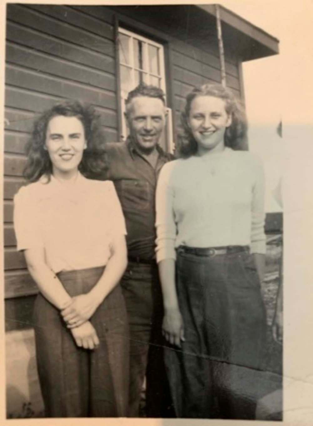 Supplied
Christianson (right) poses for a photo with her father, Hans, and sister, Norma.