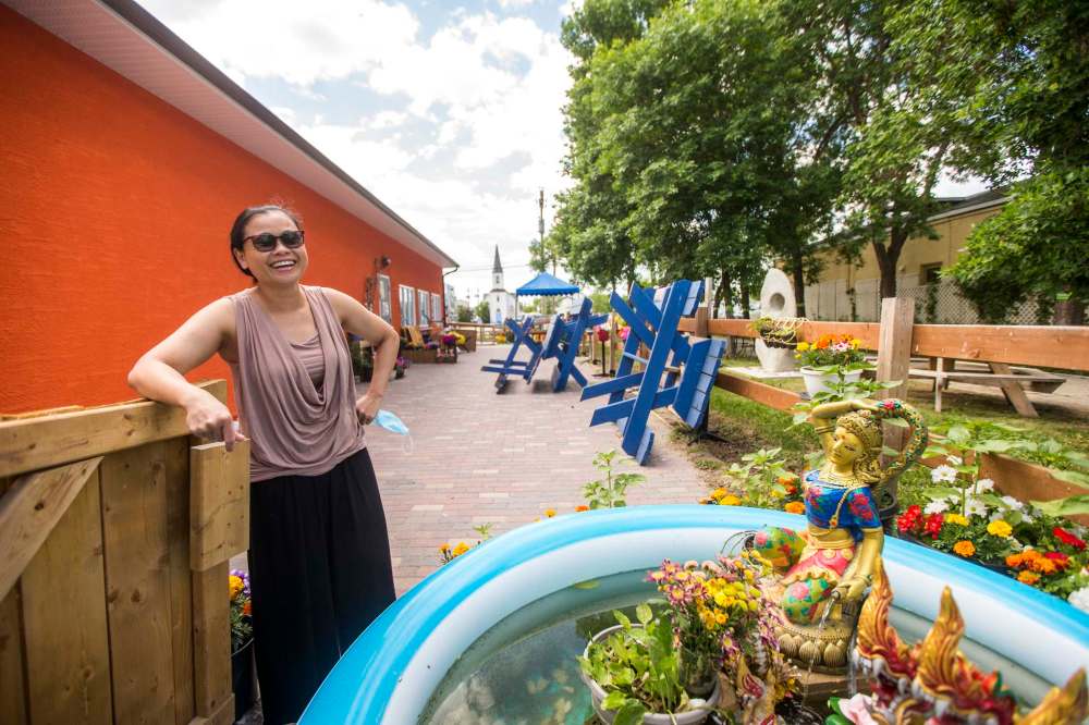 Sumalee Phanad, owner of Thai Plaza and Smile Thai Restaurant, is hoping for a busy patio this summer.