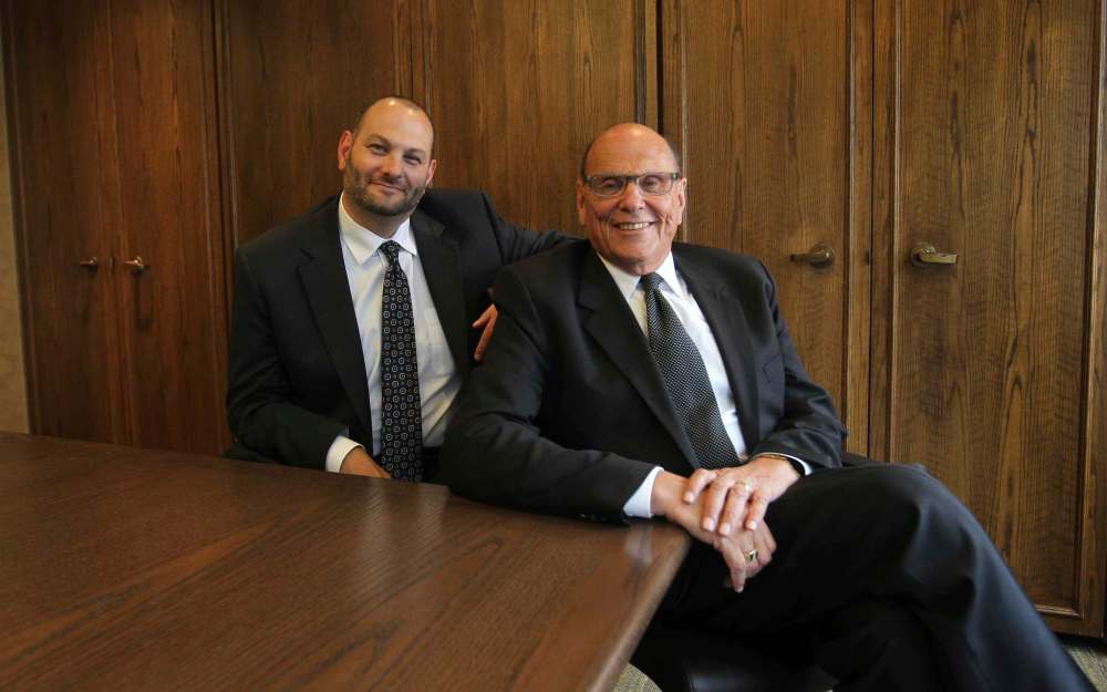 Ruth Bonneville / Free Press files
Weinstein with his son, Josh, in 2015.