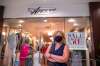 ALEX LUPUL / WINNIPEG FREE PRESS
‘There’s days and days where not a single soul walks into the concourse,’ says Janet Smith, co-owner of Appareo Fashion Boutique in downtown Winnipeg.