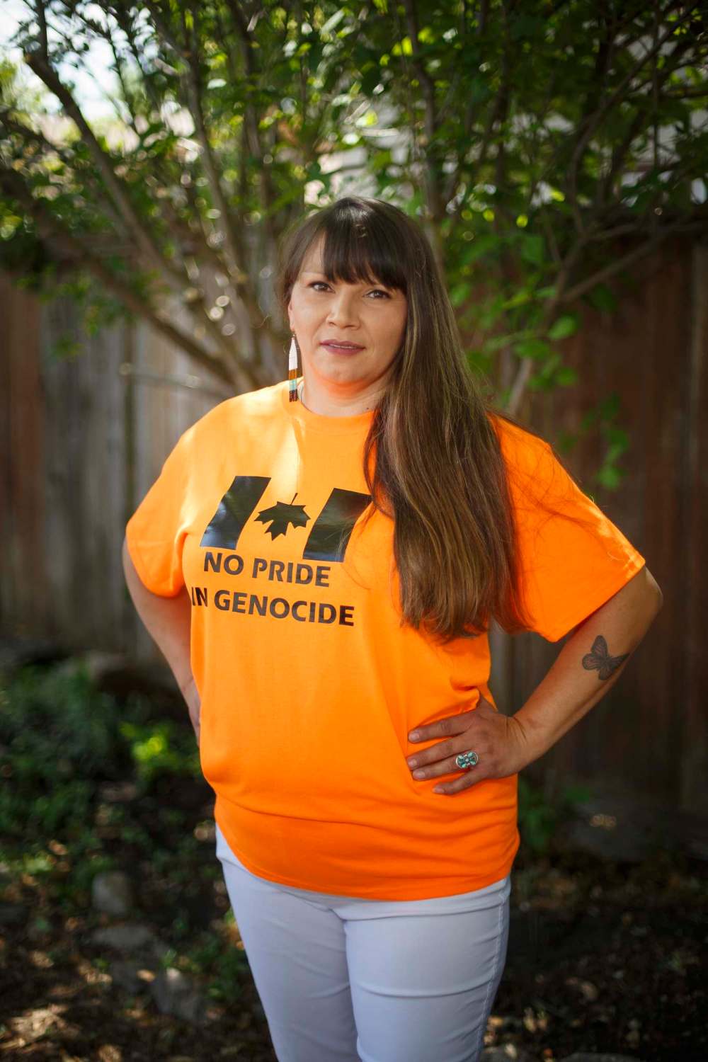 Chief owns Nimis Creations, a one-woman Instagram-based boutique which usually sells art and jewellery based in beadwork and made from materials sourced from the land. (Mike Deal / Winnipeg Free Press)