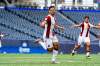 William Ludwick / Canadian Premier League
Valour FC Striker Austin Ricci celebrates after scoring against Forge FC, Sunday.