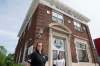 Curators Alanna Horejda and Jennifer Maxwell at the Transcona Museum. (Alex Lupul / WInnipeg Free Press)