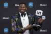 Former Montreal Alouettes linebacker Henoc Muamba, who was the CFL's most outstanding Canadian in 2019, is one of the many new faces populating the Argonauts lineup this season. (Nathan Denette / The Canadian Press files)
