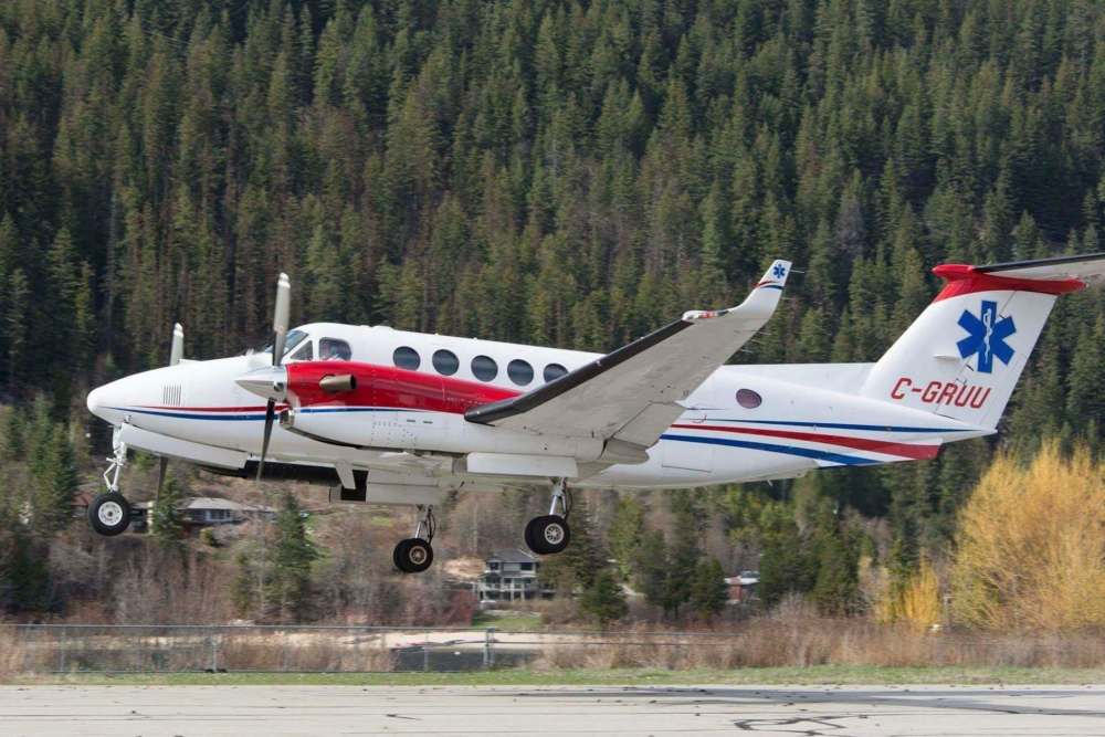 Submitted
A Carson Air medevac plane. Carson Air is the primary provider of fixed-wing air ambulance services in B.C.