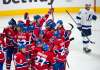 Tampa Bay Lightning's Blake Coleman looks on as Montreal Canadiens celebrate teammate Josh Anderson's game winning goal at the end of overtime in Game 4 of the Stanley Cup finals in Montreal, Monday. THE CANADIAN PRESS/Ryan Remiorz