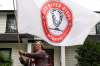 Nicky Cottee, president of the Valour FC fan club Red River Rising. (Alex Lupul / Winnipeg Free Press)