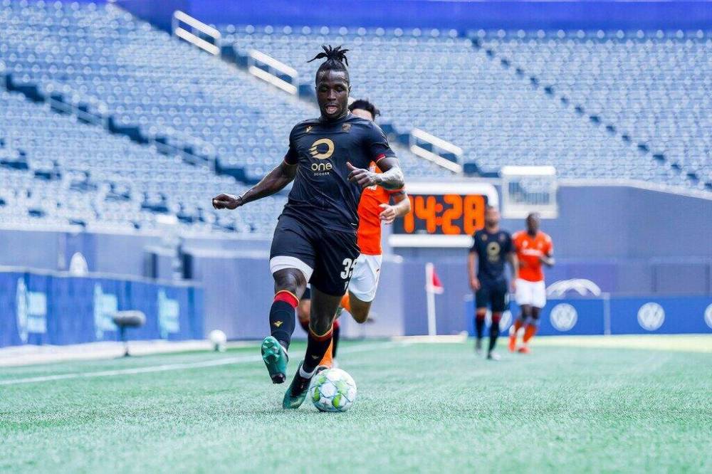 Robert Reyes Ong / Canadian Premier League files
Andrew Jean-Baptiste is one of many players from Valour FC’s 2021 lineup who will be who will be returning to the club next season.