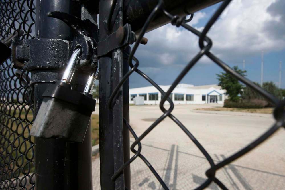 JOHN WOODS / WINNIPEG FREE PRESS
The former meat-packing plant on Warman Road was being converted into a multimillion-dollar cannabis production facility.