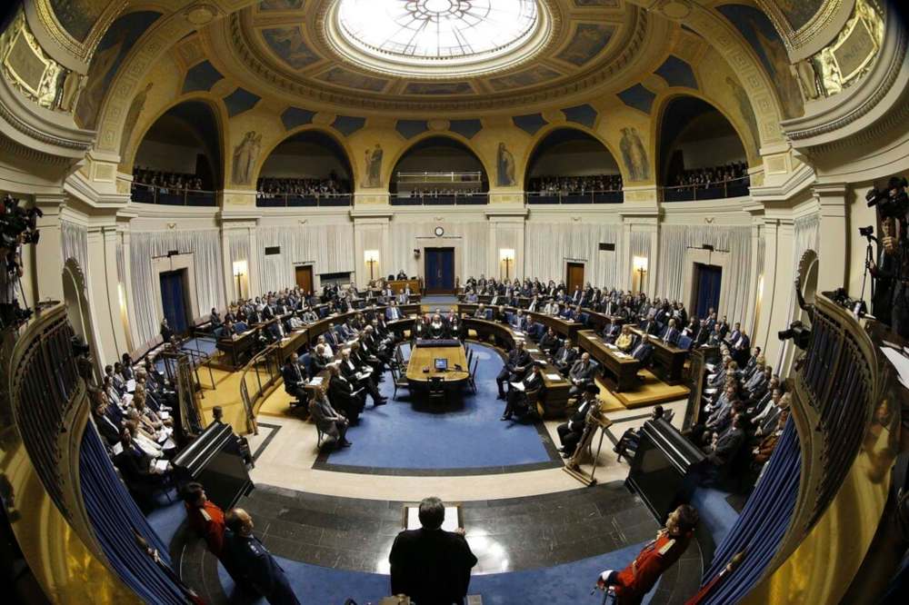 THE CANADIAN PRESS FILES/John Woods
A PC caucus spokeswoman has confirmed two PC members of the Manitoba legislature have not been immunized against COVID-19.