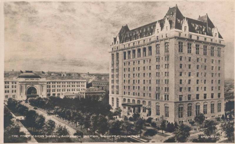 The Fort Garry Hotel was one of the tallest buildings in Winnipeg when it was constructed in 1913. (City of Winnipeg archives)