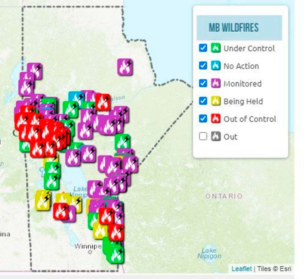 WWW.GOV.MB.CA
The wildfires and the