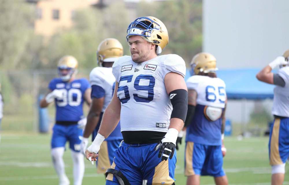 Michael Couture missed the club's entire playoff run to a Grey Cup title due to an injury. (Ruth Bonneville / Winnipeg Free Press)