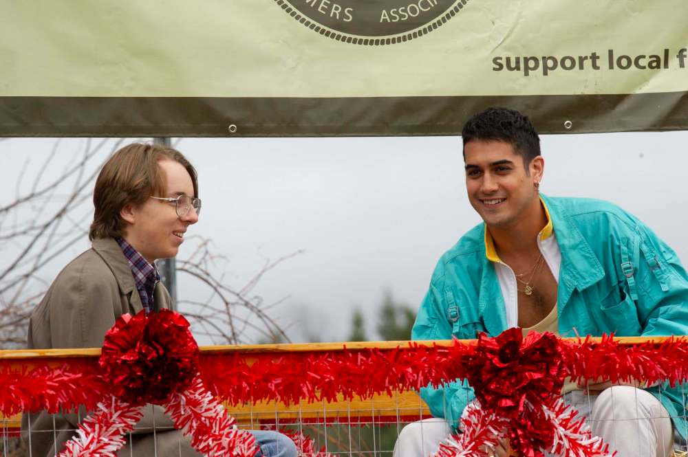 Elevation Pictures
Ed Oxenbould, left, as Tim Long and Avan Jogia as Stéphane in The Exchange.