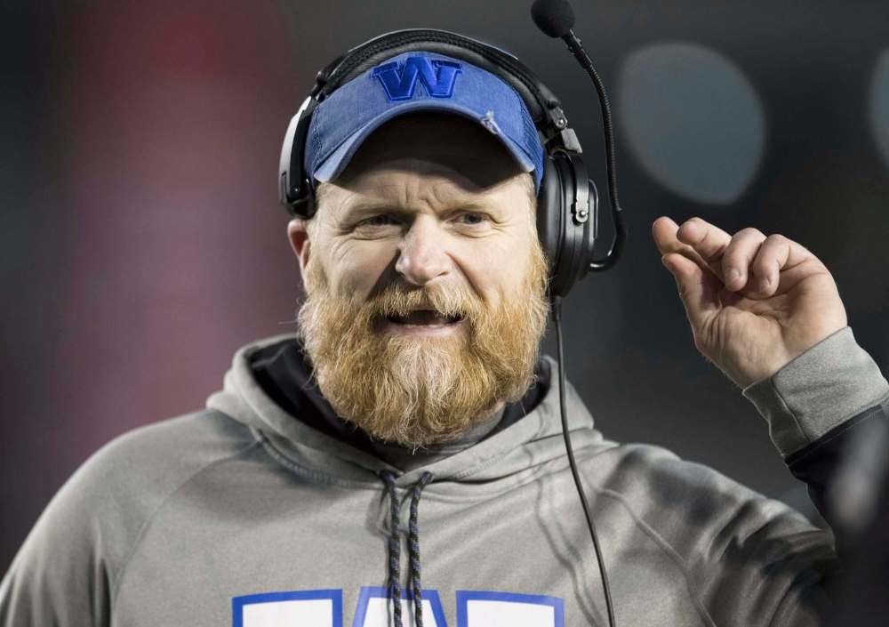 Bombers head coach Mike O'Shea says his players need to be prepared for crowd noise. (Frank Gunn / The Canadian Press files)