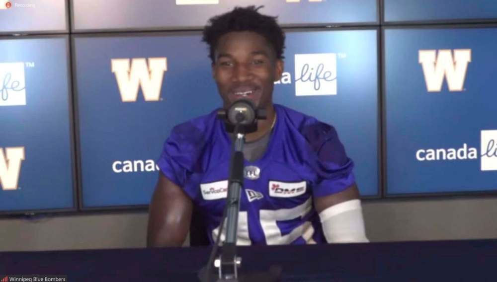 “I always knew I was athletic so I could play any sport. Whatever I put my mind to I feel like I can achieve (it),” said Bomber defensive back DeAundre Alford.