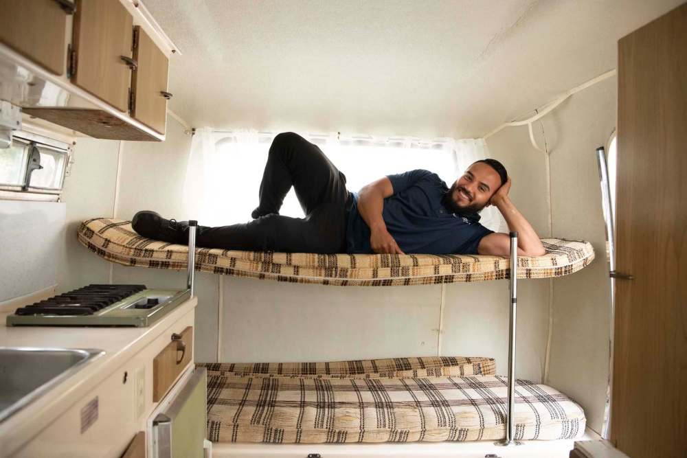 ALEX LUPUL / WINNIPEG FREE PRESS
Jorge Torres says his fiancée was not impressed when the first Boler followed him home. She’s since changed her tune and the couple now have nine Bolers in their rental fleet.
