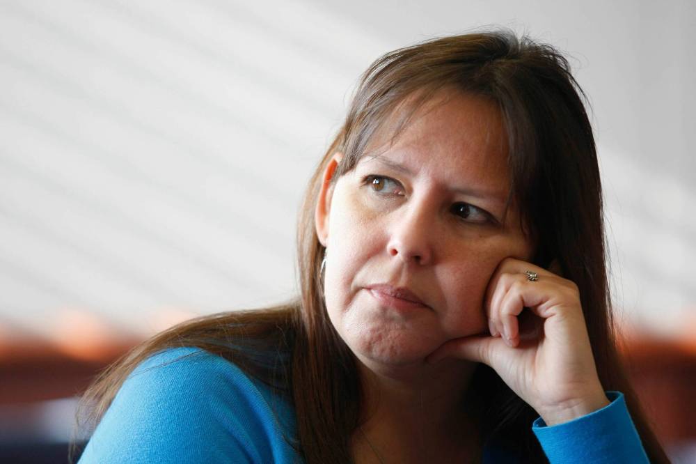 JOE BRYKSA/WINNIPEG FREE PRESS FILES 
Jacquie Black wrote and directed dozens of shows, such as 'Tipi Tales' and 'Cashing In'.