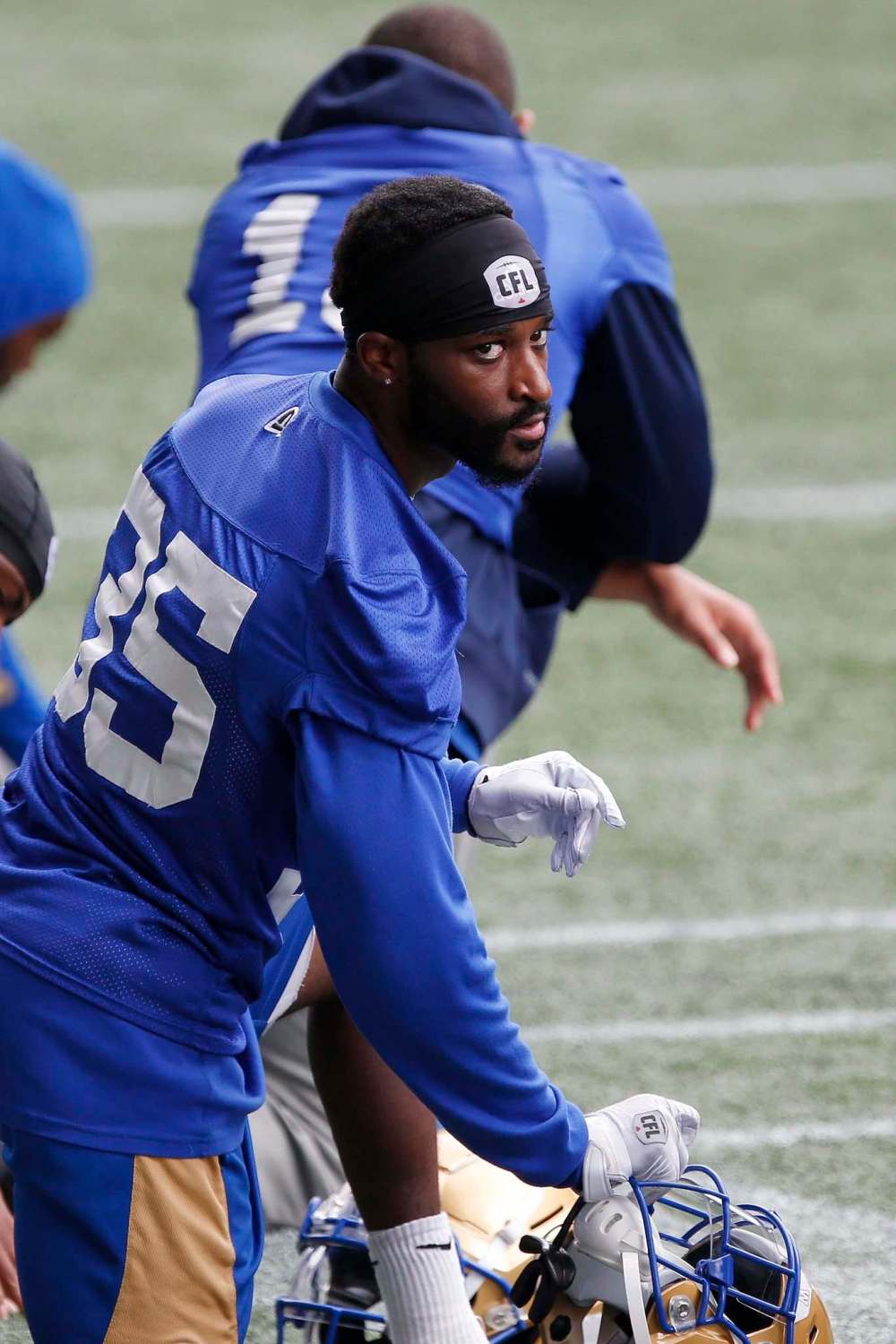 JOHN WOODS / WINNIPEG FREE PRESS
Demerio Houston was on the phone with is wife when his 12-year-old daughter was shot. 'I just panicked,' the defensive back said.
