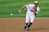 JOHN WOODS / WINNIPEG FREE PRESS
Winnipeg Goldeyes' Wes Darvill makes a play on a Railcats hit Wednesday.