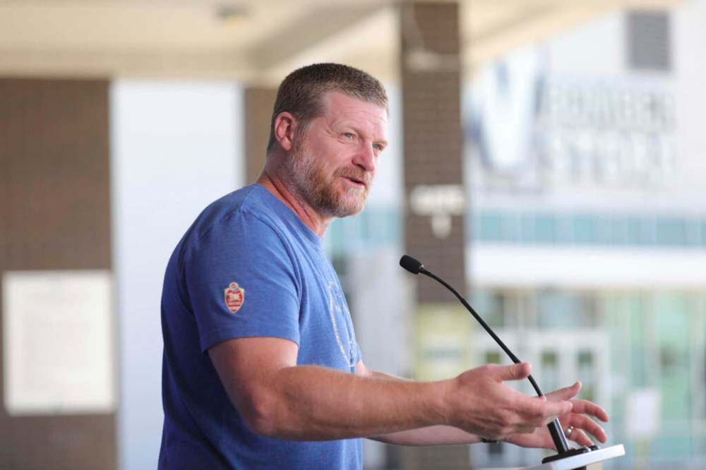 RUTH BONNEVILLE / WINNIPEG FREE PRESS FILES
Winnipeg Blue Bombers Head Coach Mike O'Shea on the new owner of the B.C. Lions Amar Doman: “CFL fans across the country should be very welcoming and be very pleased.”